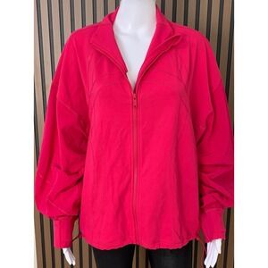 Lululemon Women's Mesh-Back Meant to Move Jacket Pink Full Zip 12 Shoes